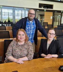 Anna Jukantupa, Aki Leppänen ja Veera Varis